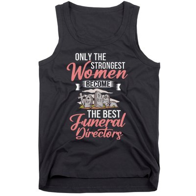 Tombstone Grave Funny Cemetery Funeral Director Mortician Tank Top