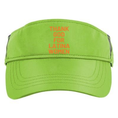 Thank God For Latina Women Adult Drive Performance Visor