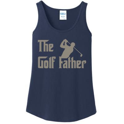 The Golf Father Funny Golfing For Golfer Father's Ladies Essential Tank