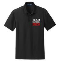 Team Garbage For Trump 2024 Gift Dry Zone Grid Polo