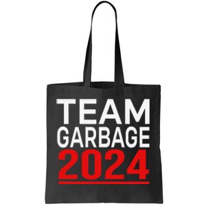 Team Garbage For Trump 2024 Gift Tote Bag