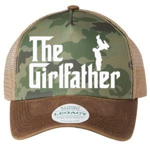 The Girl Father Gift Funny Dad Of Best FatherS Day Legacy Tie Dye Trucker Hat