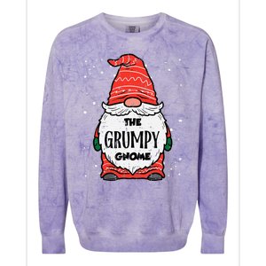 The Grumpy Gnome Xmas Matching Christmas For Family Colorblast Crewneck Sweatshirt