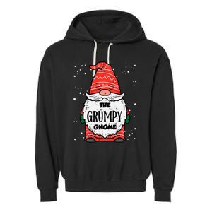 The Grumpy Gnome Xmas Matching Christmas For Family Garment-Dyed Fleece Hoodie