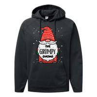 The Grumpy Gnome Xmas Matching Christmas For Family Performance Fleece Hoodie