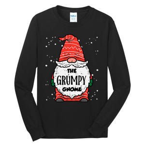 The Grumpy Gnome Xmas Matching Christmas For Family Tall Long Sleeve T-Shirt