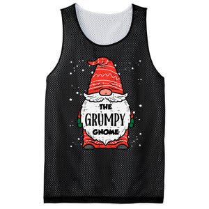 The Grumpy Gnome Xmas Matching Christmas For Family Mesh Reversible Basketball Jersey Tank