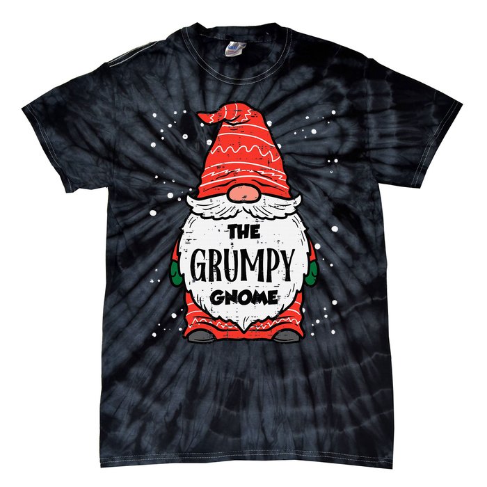 The Grumpy Gnome Xmas Matching Christmas For Family Tie-Dye T-Shirt