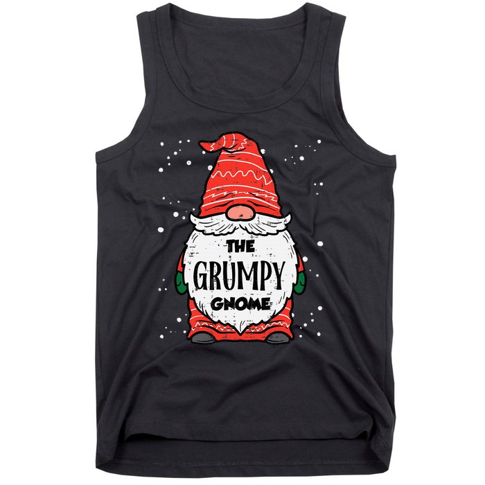 The Grumpy Gnome Xmas Matching Christmas For Family Tank Top