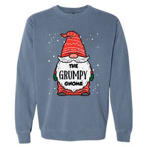 The Grumpy Gnome Xmas Matching Christmas For Family Garment-Dyed Sweatshirt