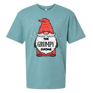 The Grumpy Gnome Xmas Matching Christmas For Family Sueded Cloud Jersey T-Shirt