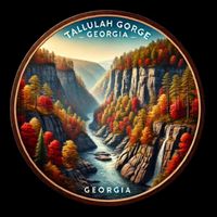 Tallulah Gorge Georgia In The Fall Autumn Leaves Sweatshirt