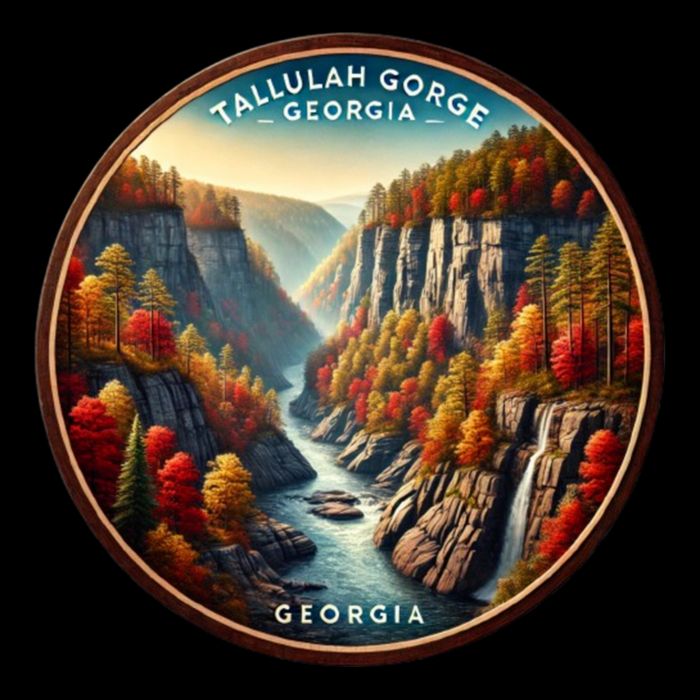 Tallulah Gorge Georgia In The Fall Autumn Leaves Sweatshirt