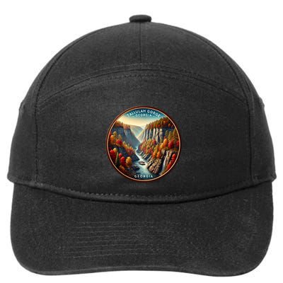 Tallulah Gorge Georgia In The Fall Autumn Leaves 7-Panel Snapback Hat