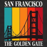 The Golden Gate Bridge From San Francisco California Cool Comfort Performance Bucket Hat