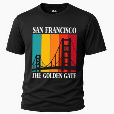 The Golden Gate Bridge From San Francisco California Performance Shirt