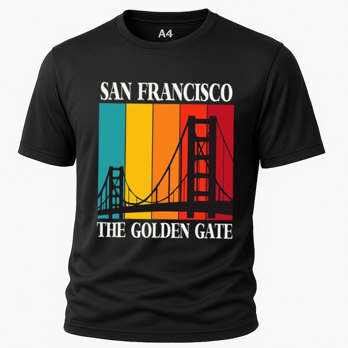 The Golden Gate Bridge From San Francisco California Cooling Performance Crew T-Shirt