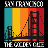 The Golden Gate Bridge From San Francisco California Cooling Performance Crew T-Shirt