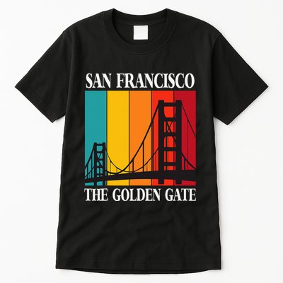 The Golden Gate Bridge From San Francisco California Tall T-Shirt