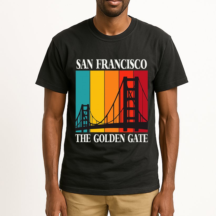 The Golden Gate Bridge From San Francisco California Tall T-Shirt