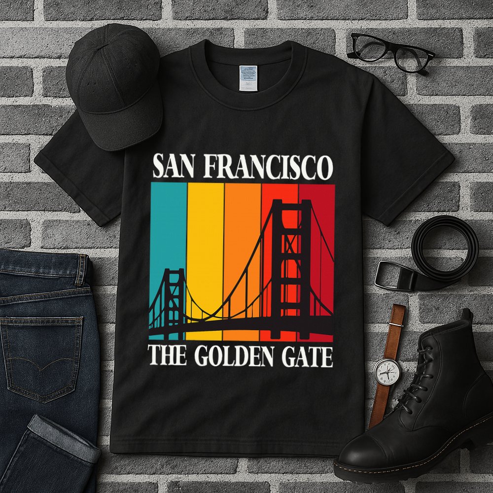 The Golden Gate Bridge From San Francisco California Tall T-Shirt