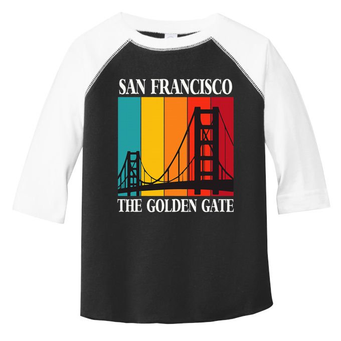 The Golden Gate Bridge From San Francisco California Toddler Fine Jersey T-Shirt