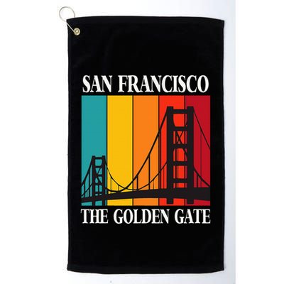 The Golden Gate Bridge From San Francisco California Golf Towel
