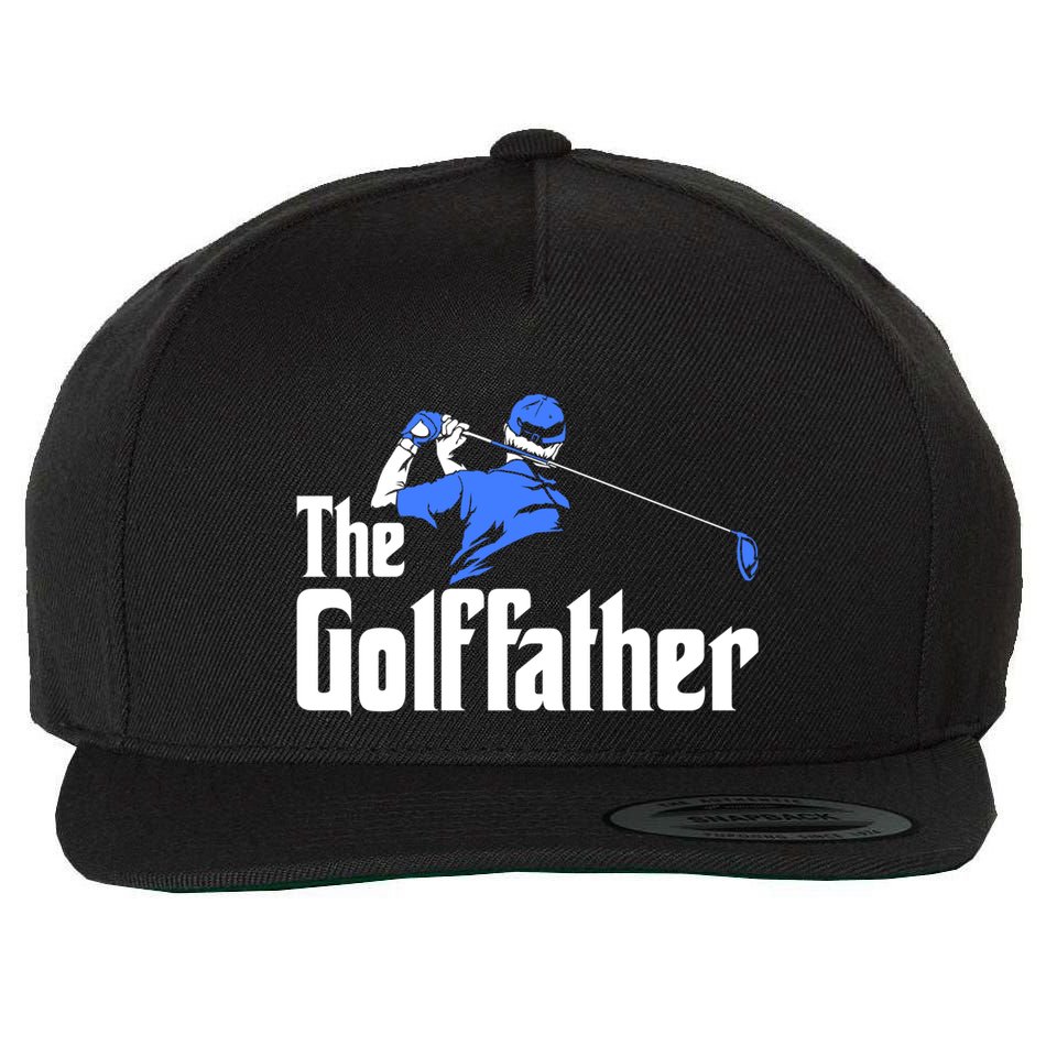 The Golffather Gift Golf Player Meaningful Gift Wool Snapback Cap