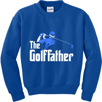 The Golffather Gift Golf Player Meaningful Gift Kids Sweatshirt