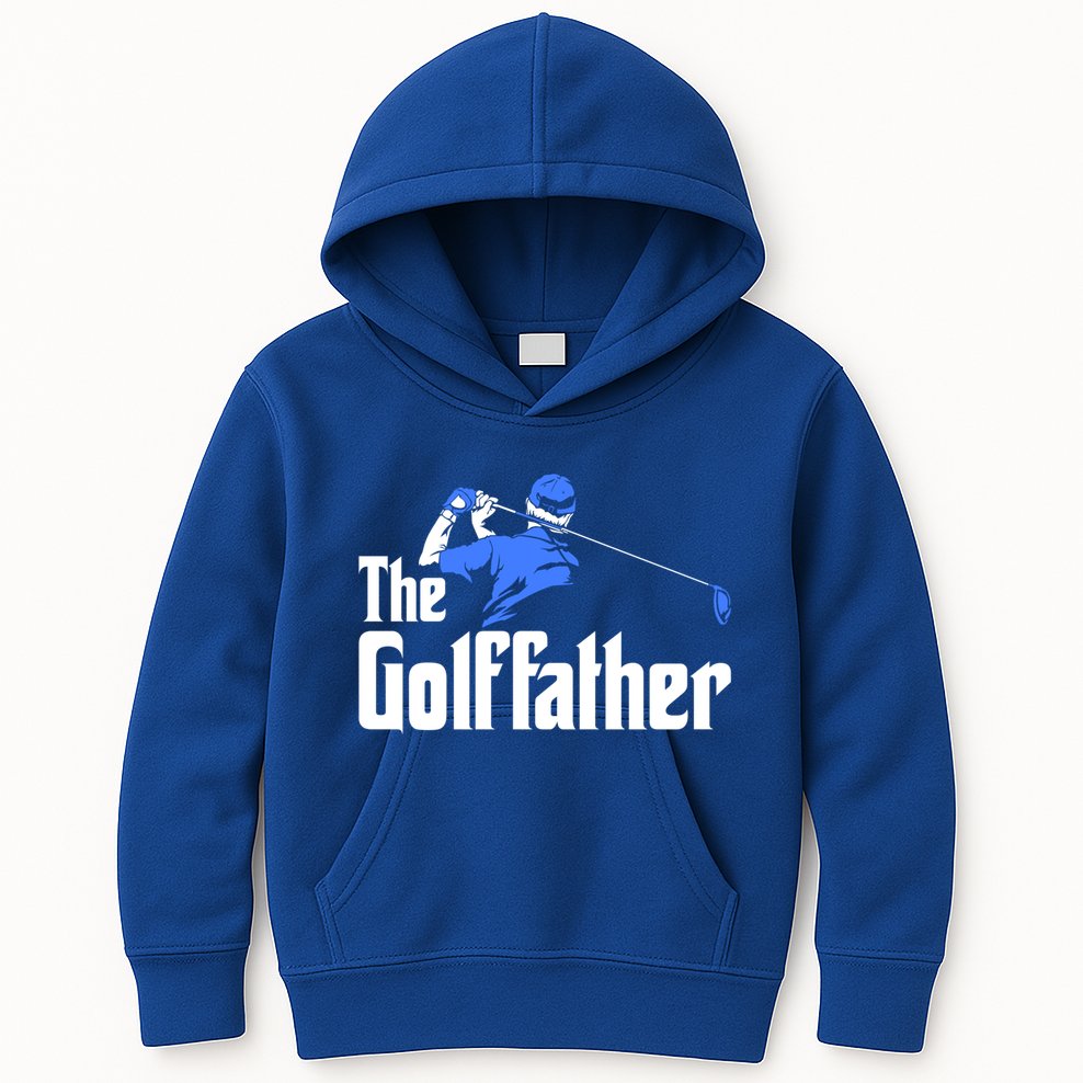 The Golffather Gift Golf Player Meaningful Gift Kids Hoodie