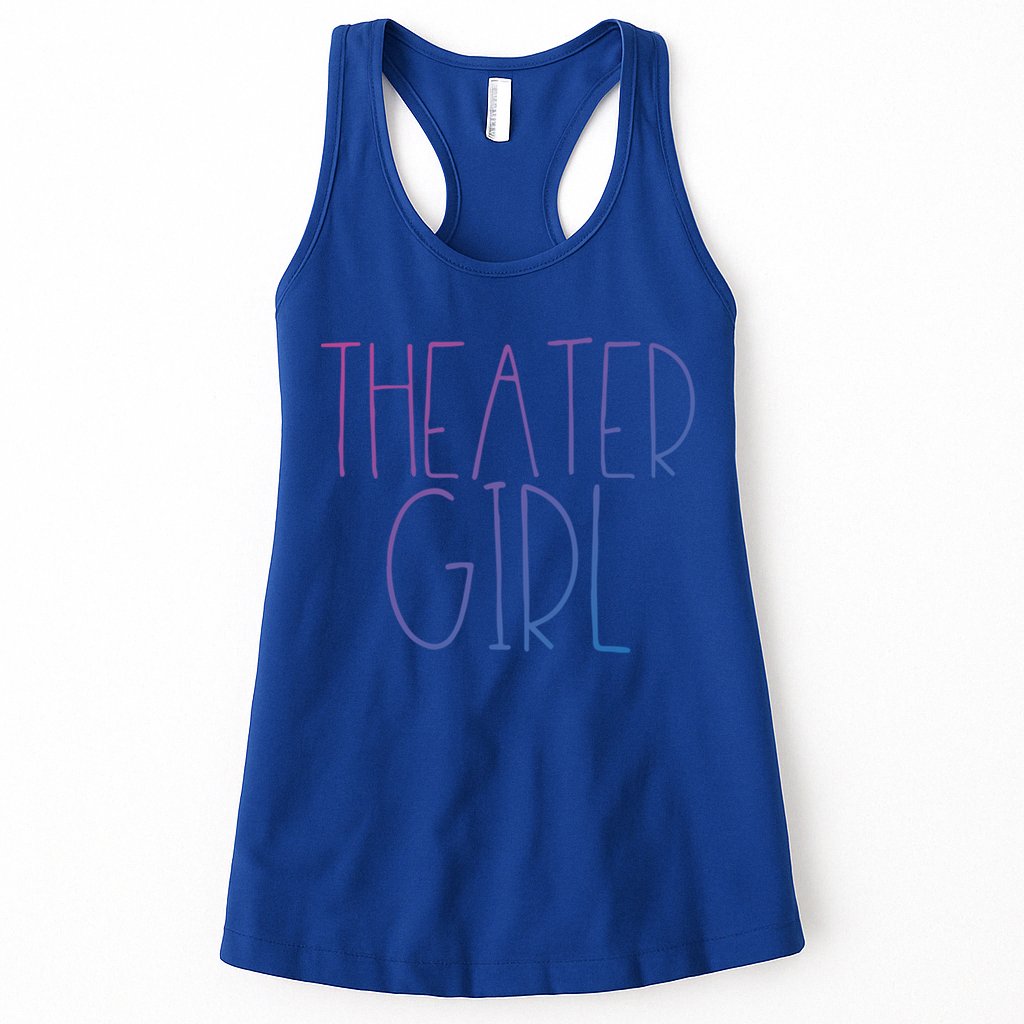 Theatre Great Gift Broadway Musical Fan Christmas Gift Cute Cute Gift Womens Tank Top