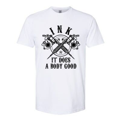 Tattoo Guns Gift Vintage Ink Inked Funny Tattoo Artist Gift Cool Gift Softstyle CVC T-Shirt