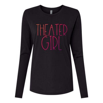 Theatre Great Gift Broadway Musical Fan Christmas Gift Cute Cute Gift Womens Cotton Relaxed Long Sleeve T-Shirt