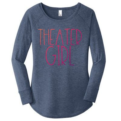 Theatre Great Gift Broadway Musical Fan Christmas Gift Cute Cute Gift Women's Perfect Tri Tunic Long Sleeve Shirt