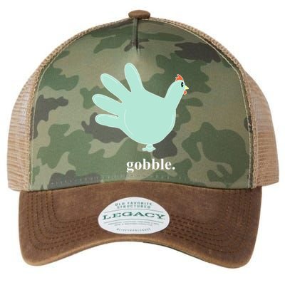 Turkey Glove Gobble Thanksgiving Thankful Nurse Legacy Tie Dye Trucker Hat