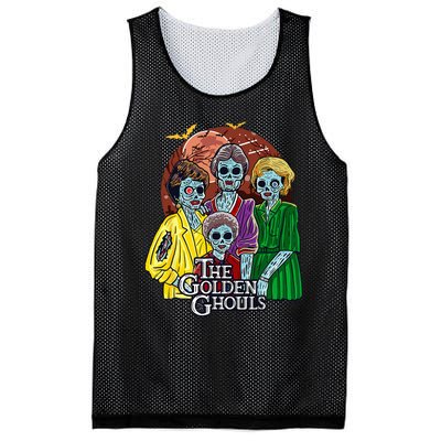 The Golden Ghouls Halloween Mesh Reversible Basketball Jersey Tank