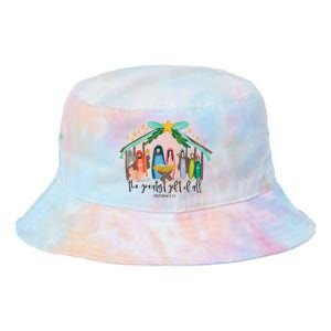 The Greatest Gift For All Christmas Nativity Jesus Christian Tie Dye Newport Bucket Hat