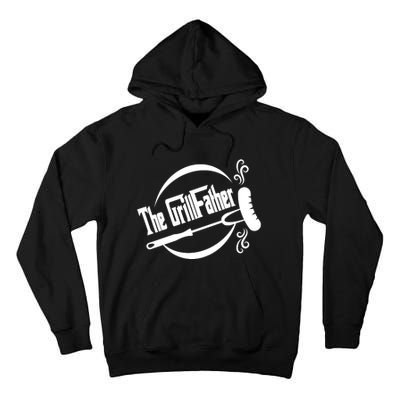 The Grillfather Godfather Fathers Day Tall Hoodie