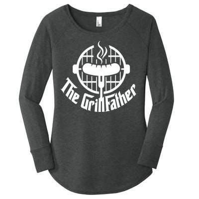 The Grillfather Godfather Fathers Day Women's Perfect Tri Tunic Long Sleeve Shirt