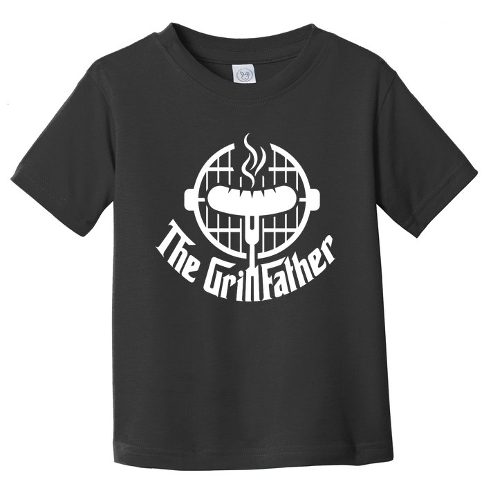 The Grillfather Godfather Fathers Day Toddler T-Shirt