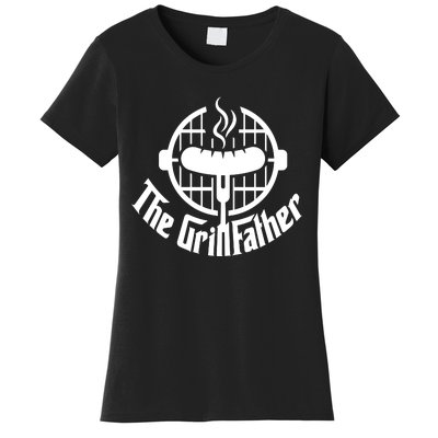 The Grillfather Godfather Fathers Day Women's T-Shirt