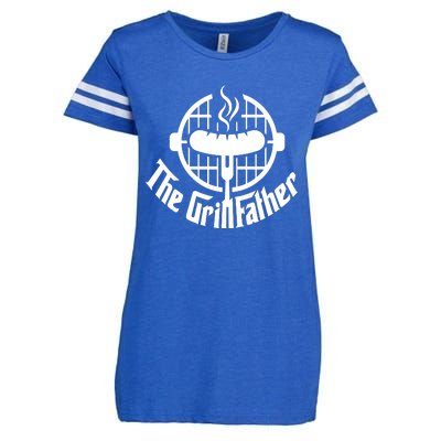 The Grillfather Godfather Fathers Day Enza Ladies Jersey Football T-Shirt