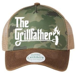 The Grillfather Godfather Fathers Day Legacy Tie Dye Trucker Hat