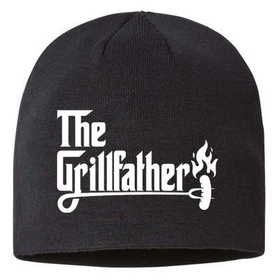 The Grillfather Godfather Fathers Day Sustainable Beanie