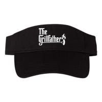 The Grillfather Godfather Fathers Day Valucap Bio-Washed Visor