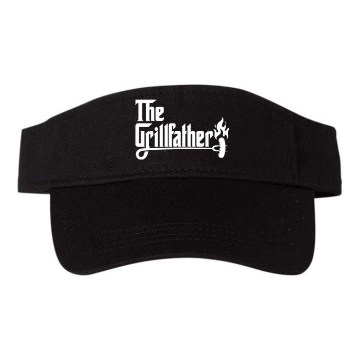 The Grillfather Godfather Fathers Day Valucap Bio-Washed Visor