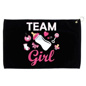 Team Girl Gender Reveal Party Team Pink Baby Announcement Grommeted Golf Towel