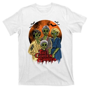 The Golden Ghoulds Hallloween Zombie Scary Spooky Vibes T-Shirt