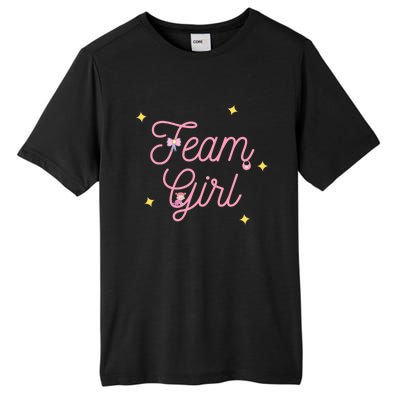 Team Girl Gender Reveal Party Team Pink Baby Announcement Tall Fusion ChromaSoft Performance T-Shirt