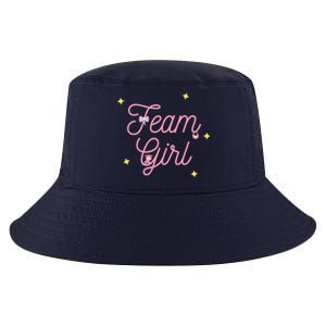 Team Girl Gender Reveal Party Team Pink Baby Announcement Cool Comfort Performance Bucket Hat